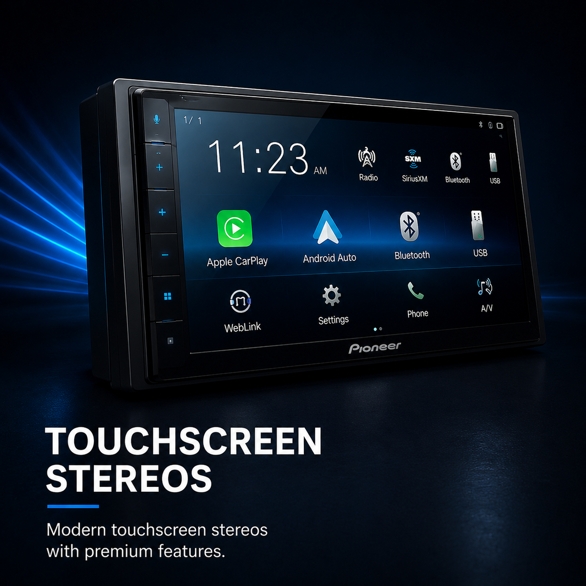 Refurbished touchscreen car stereos and receivers