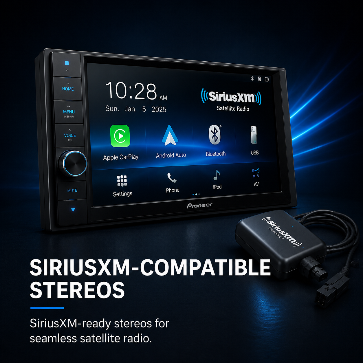 Refurbished SiriusXM-ready and SiriusXM-compatible car stereos