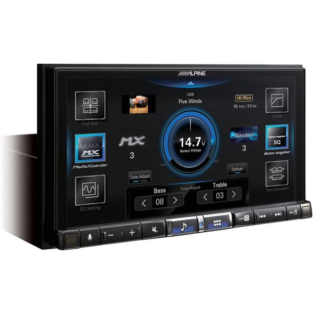 Refurbished Alpine iLX-507 7" SiriusXM-Ready Digital Media Receiver