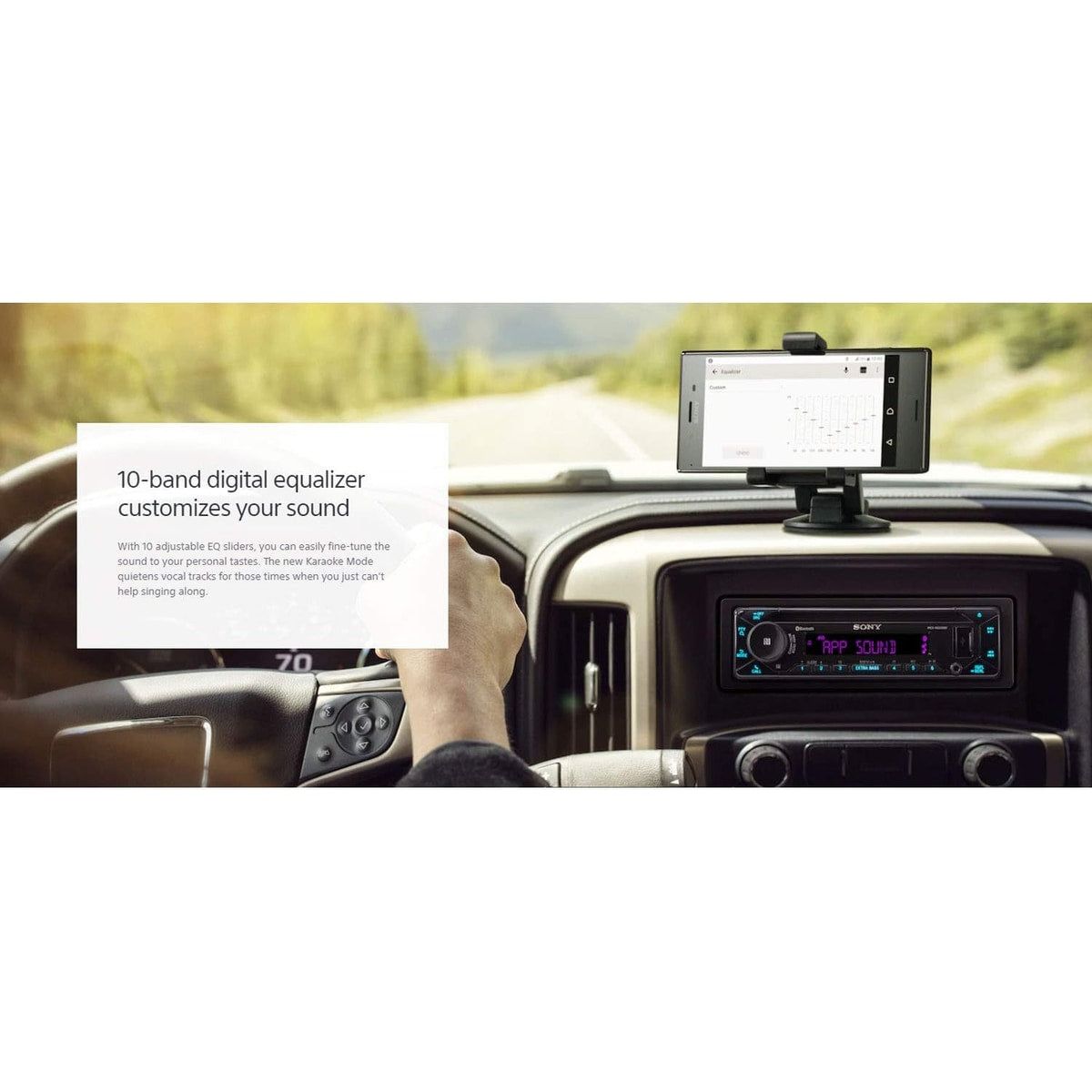 Refurbished Sony MEX-N5300BT Single-DIN Bluetooth CD Receiver