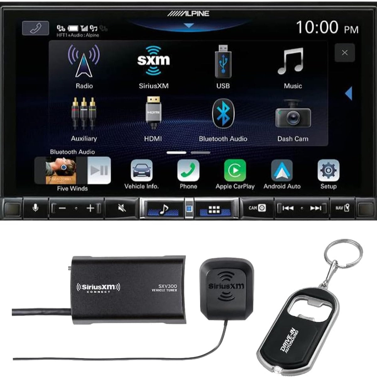 Refurbished Alpine iLX-507 7" SiriusXM-Ready Digital Media Receiver