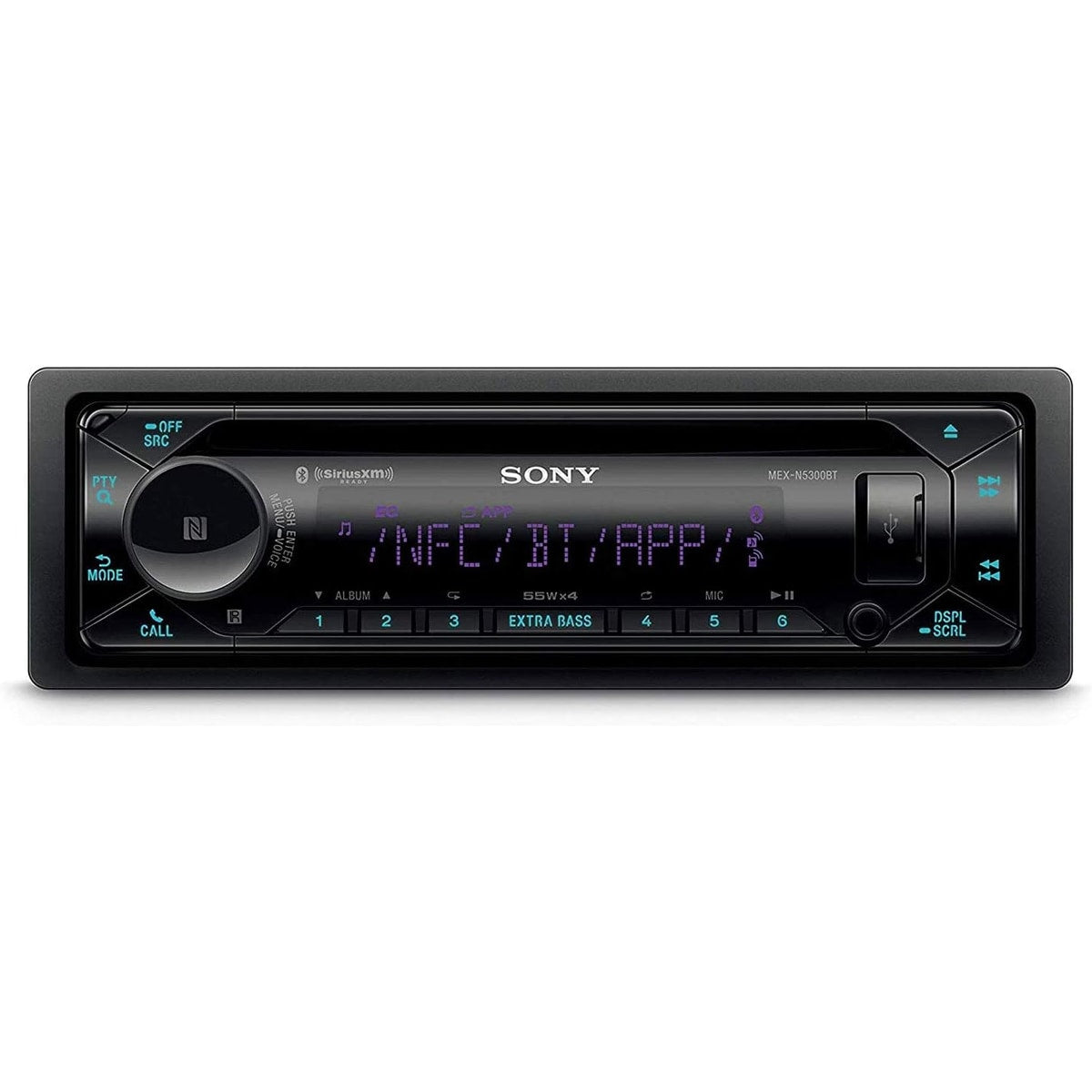 Refurbished Sony MEX-N5300BT Single-DIN Bluetooth CD Receiver