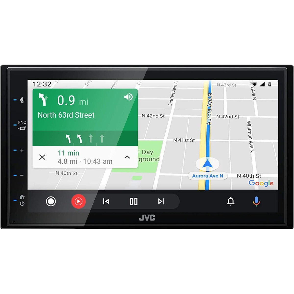 Refurbished JVC KW-M56BT Double-DIN 6.8" Touchscreen Receiver