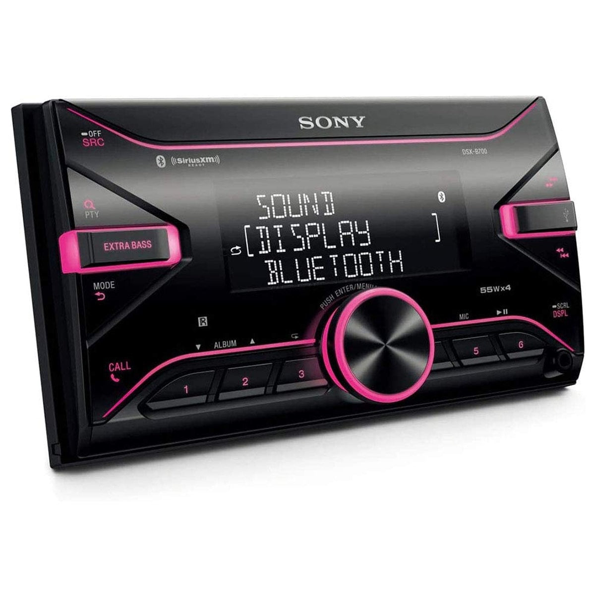 Refurbished Sony DSX-B700 Single-DIN Bluetooth Media Receiver