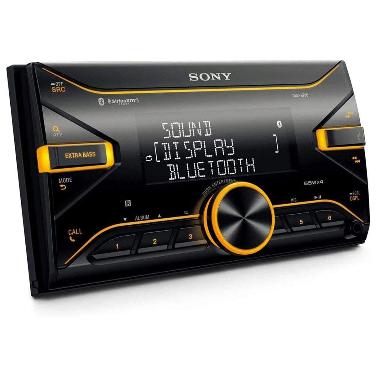 Refurbished Sony DSX-B700 Single-DIN Bluetooth Media Receiver