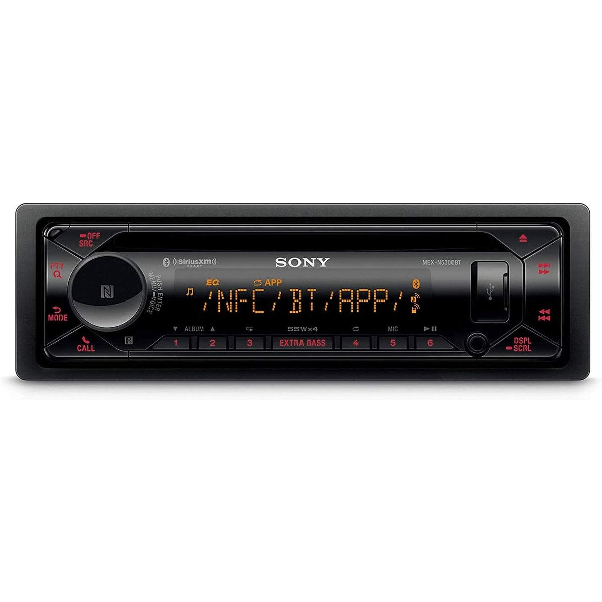 Refurbished Sony MEX-N5300BT Single-DIN Bluetooth CD Receiver