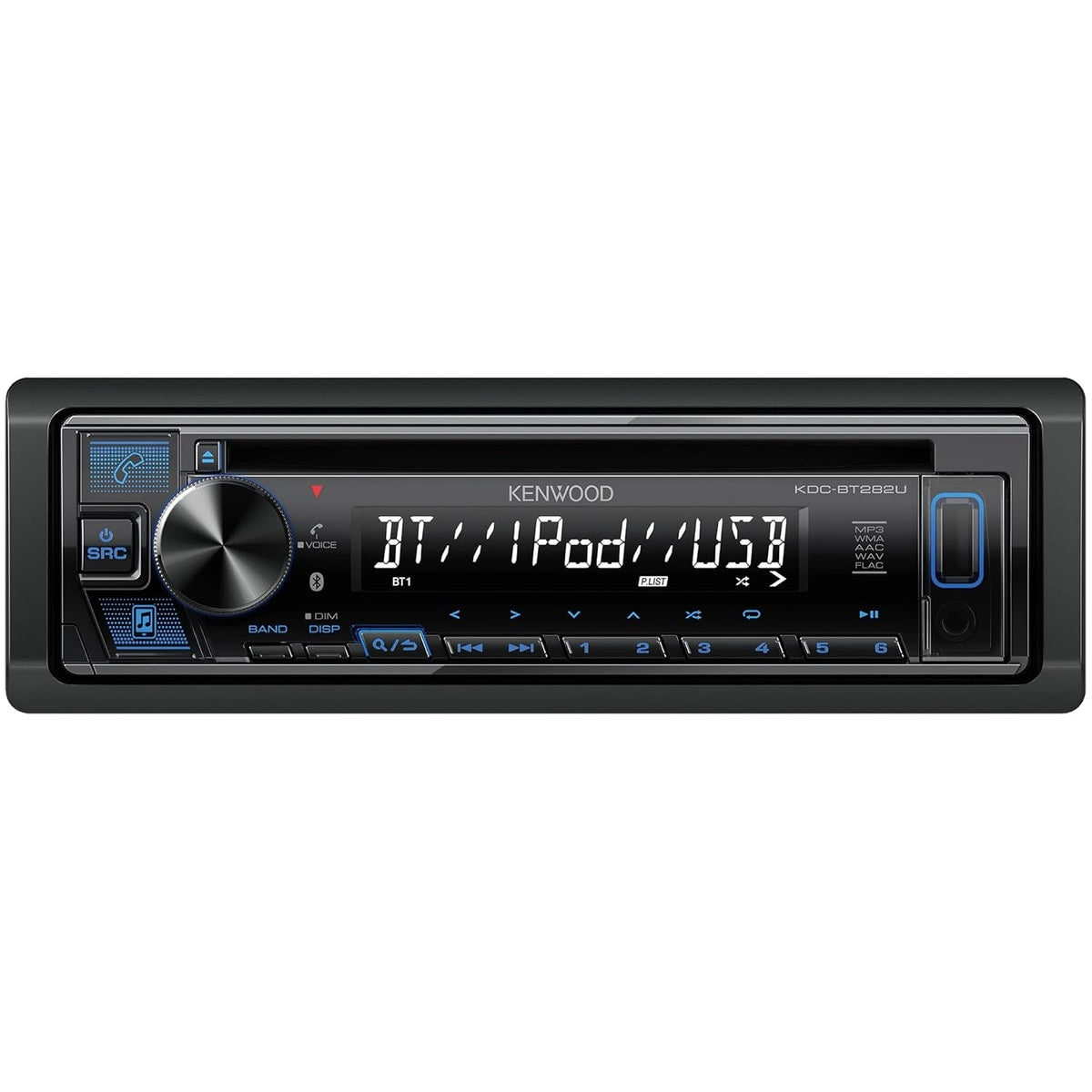 Refurbished Kenwood KDC-BT282U Single-DIN Bluetooth Receiver