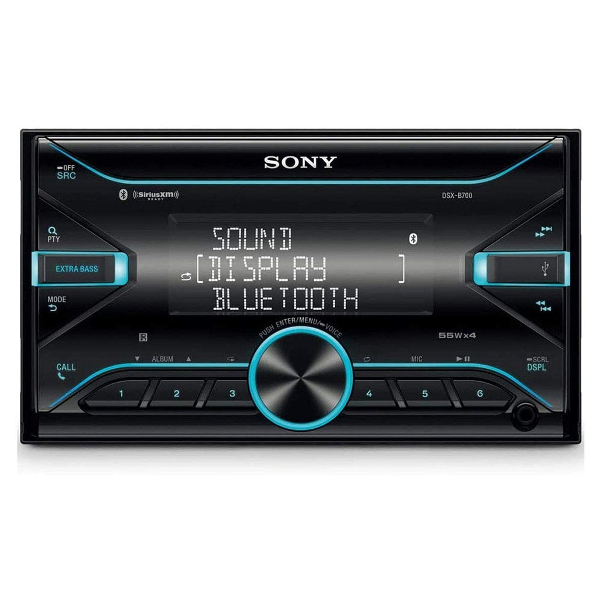 Refurbished Sony DSX-B700 Single-DIN Bluetooth Media Receiver