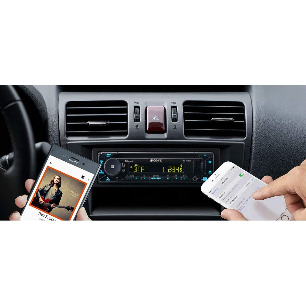 Refurbished Sony MEX-N5300BT Single-DIN Bluetooth CD Receiver