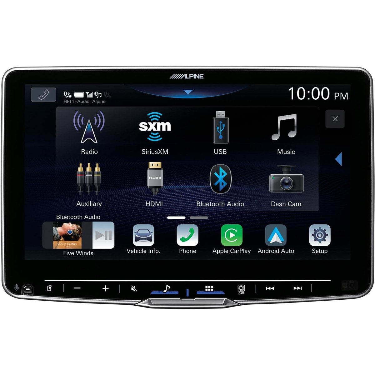 Refurbished Alpine iLX-F509 9" Floating Touchscreen Receiver