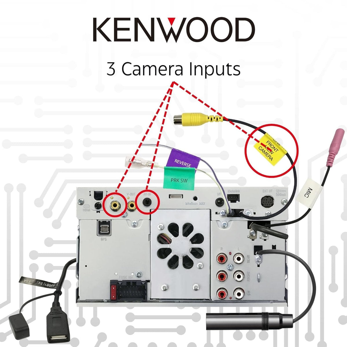 Refurbished Kenwood DMX7709S SiriusXM-Ready Multimedia Receiver