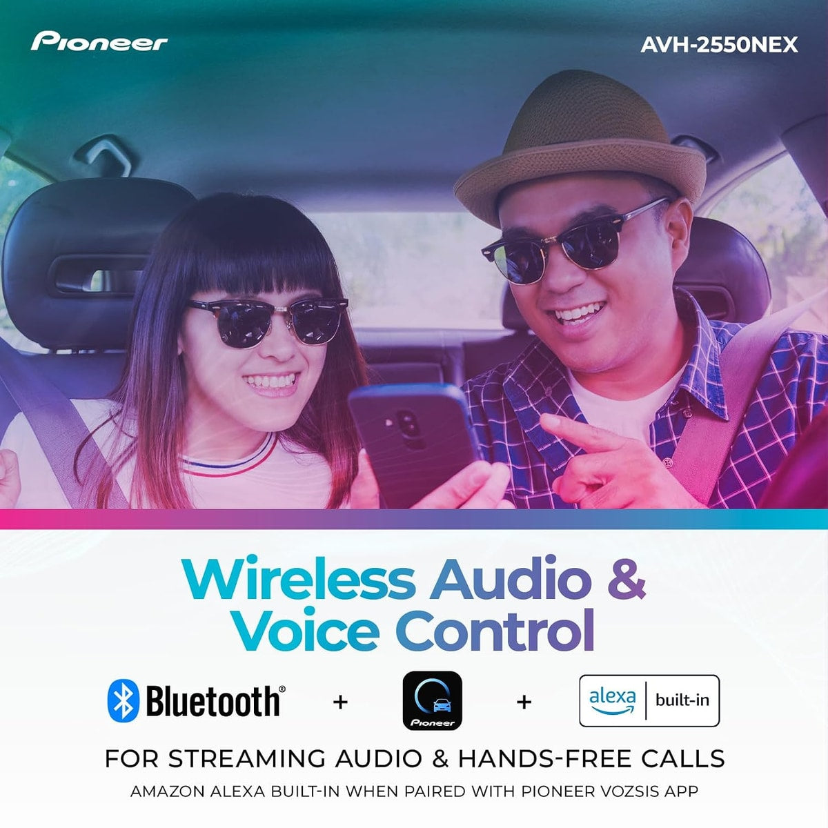 Refurbished Pioneer AVH-2550NEX 6.8" SiriusXM-Ready DVD Receiver