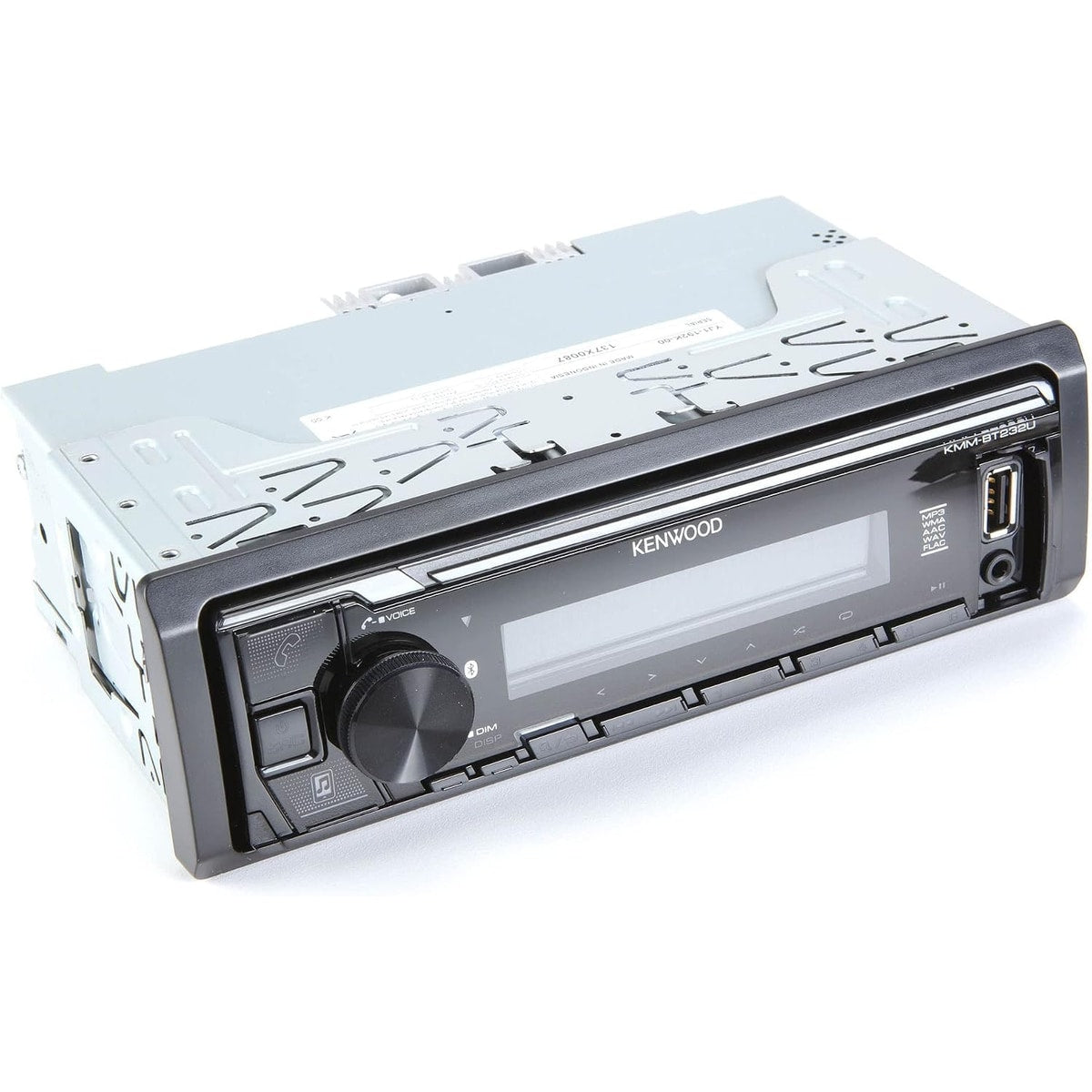 Refurbished Kenwood KMM-BT232U Single-DIN Digital Media Receiver