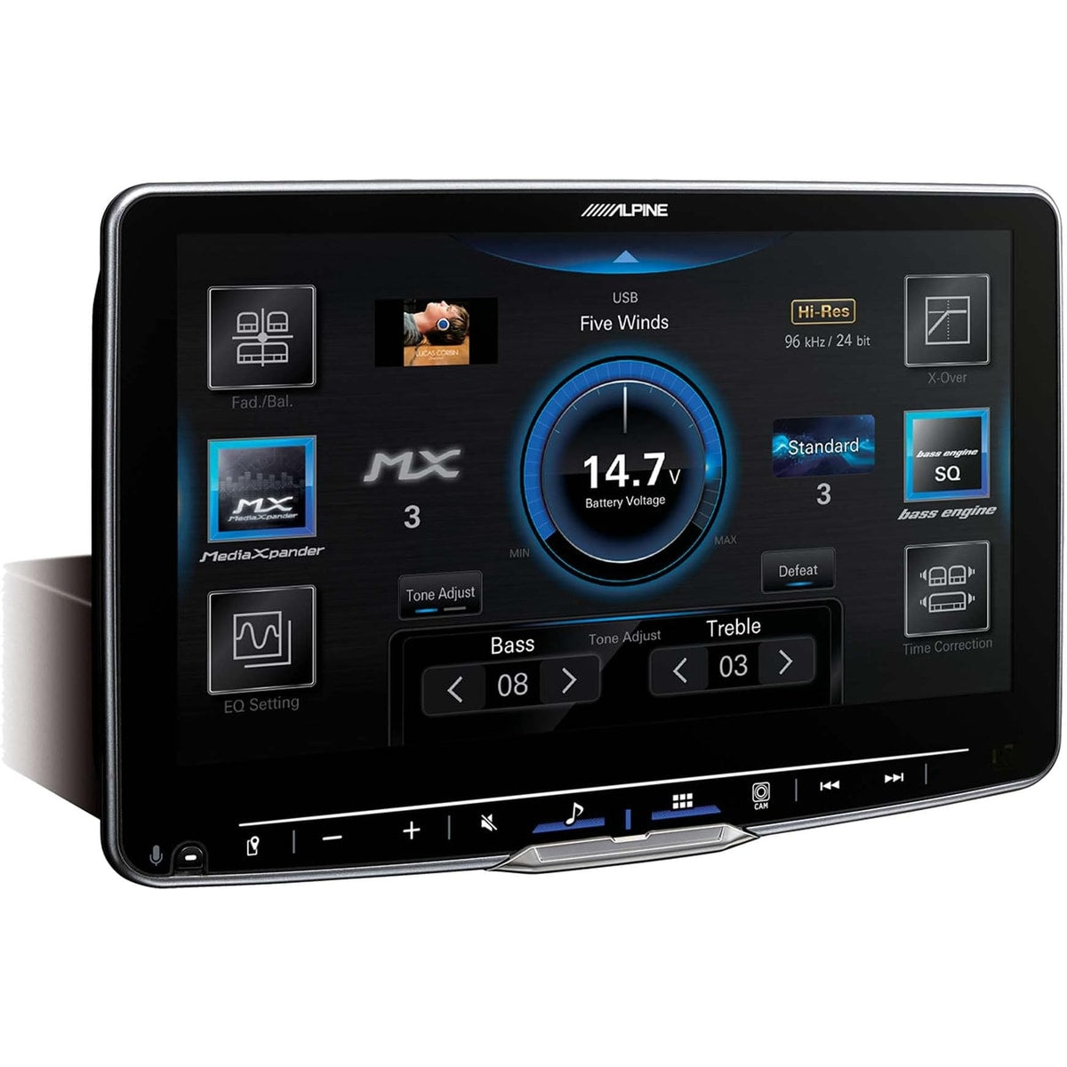 Refurbished Alpine iLX-F509 9" Floating Touchscreen Receiver
