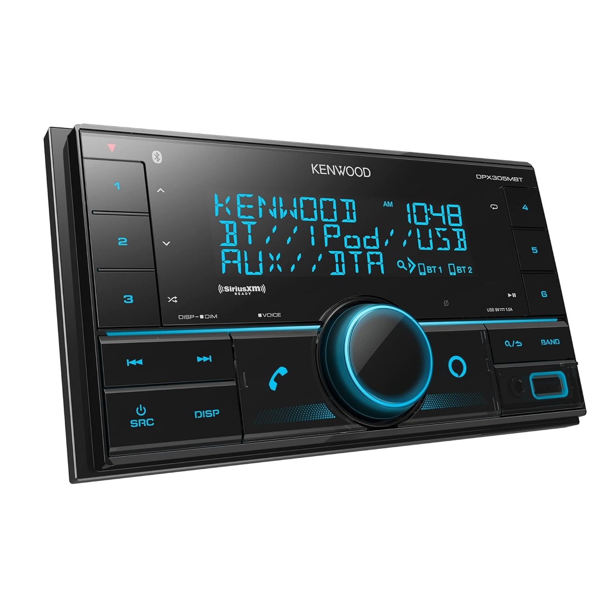Refurbished Kenwood DPX305MBT Double-DIN Digital Media Receiver