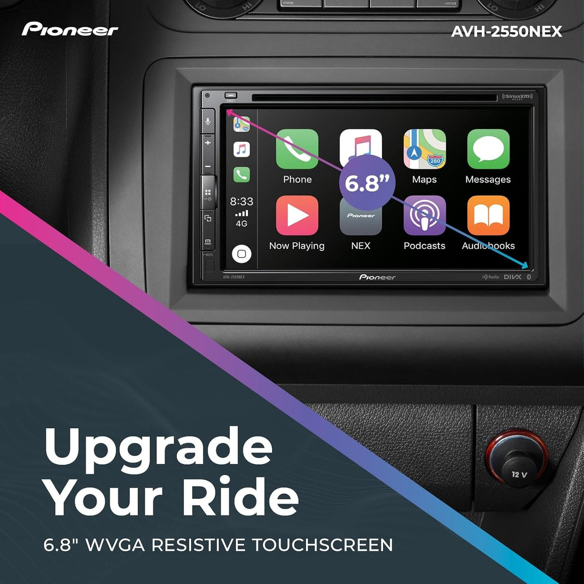 Refurbished Pioneer AVH-2550NEX 6.8" SiriusXM-Ready DVD Receiver