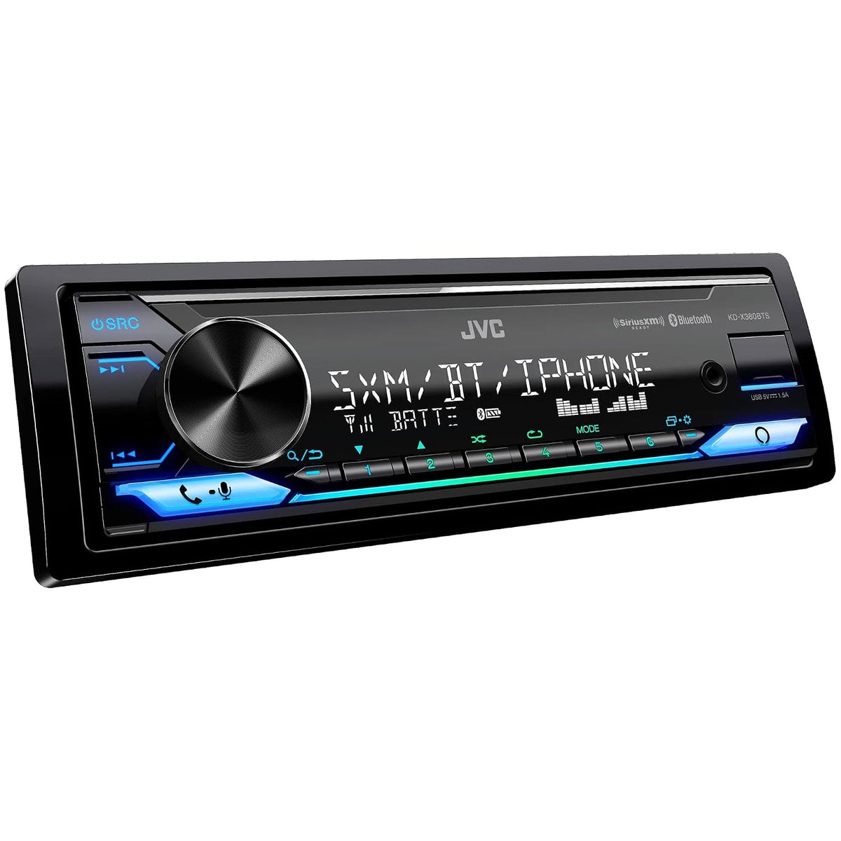 Refurbished JVC KD-X380BTS Single-DIN Digital Media Receiver