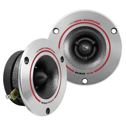 DB Drive P5TW 3D 1 in. Pro Audio Die-Cast Tweeters, 300W Peak, 4 Ohm, Pair