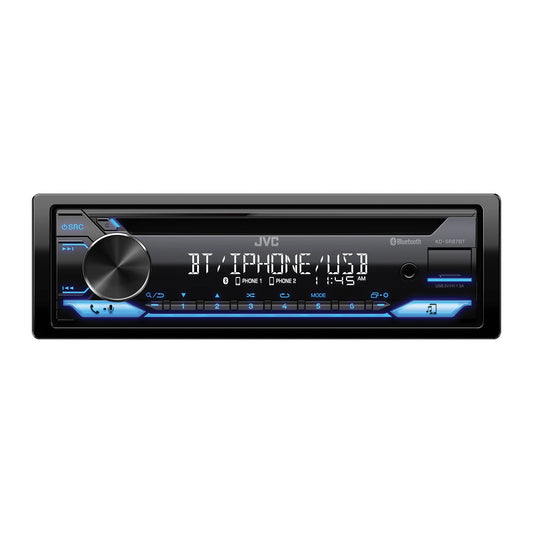 JVC KD-SR87BT Single-DIN CD Receiver with Bluetooth