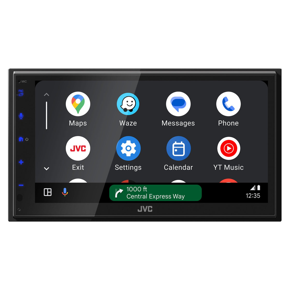 JVC KW-M595BT 6.8-Inch Digital Multimedia Receiver with Apple CarPlay, Android Auto and SiriusXM Ready