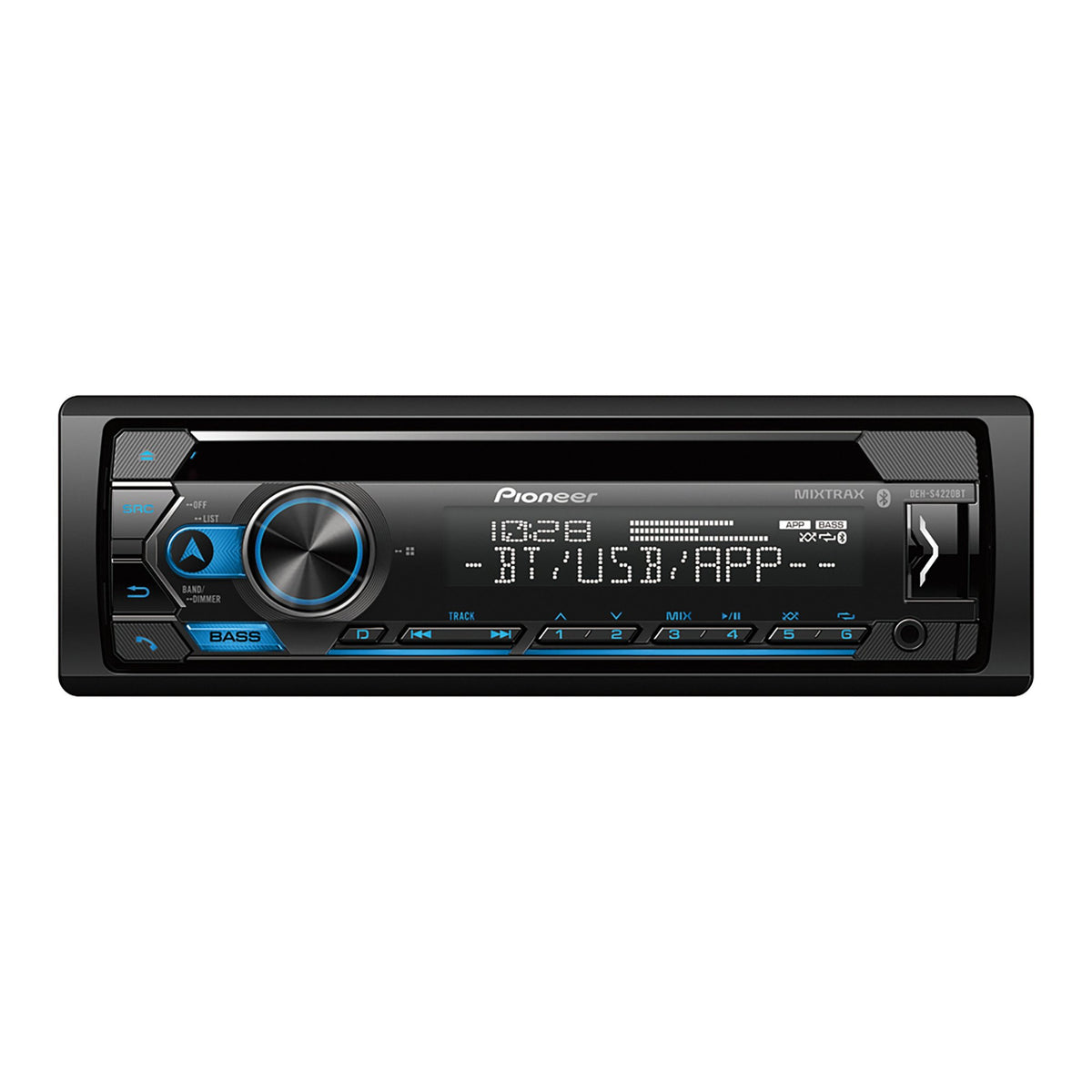 Pioneer DEH-S4220BT Single-DIN CD Receiver with Bluetooth