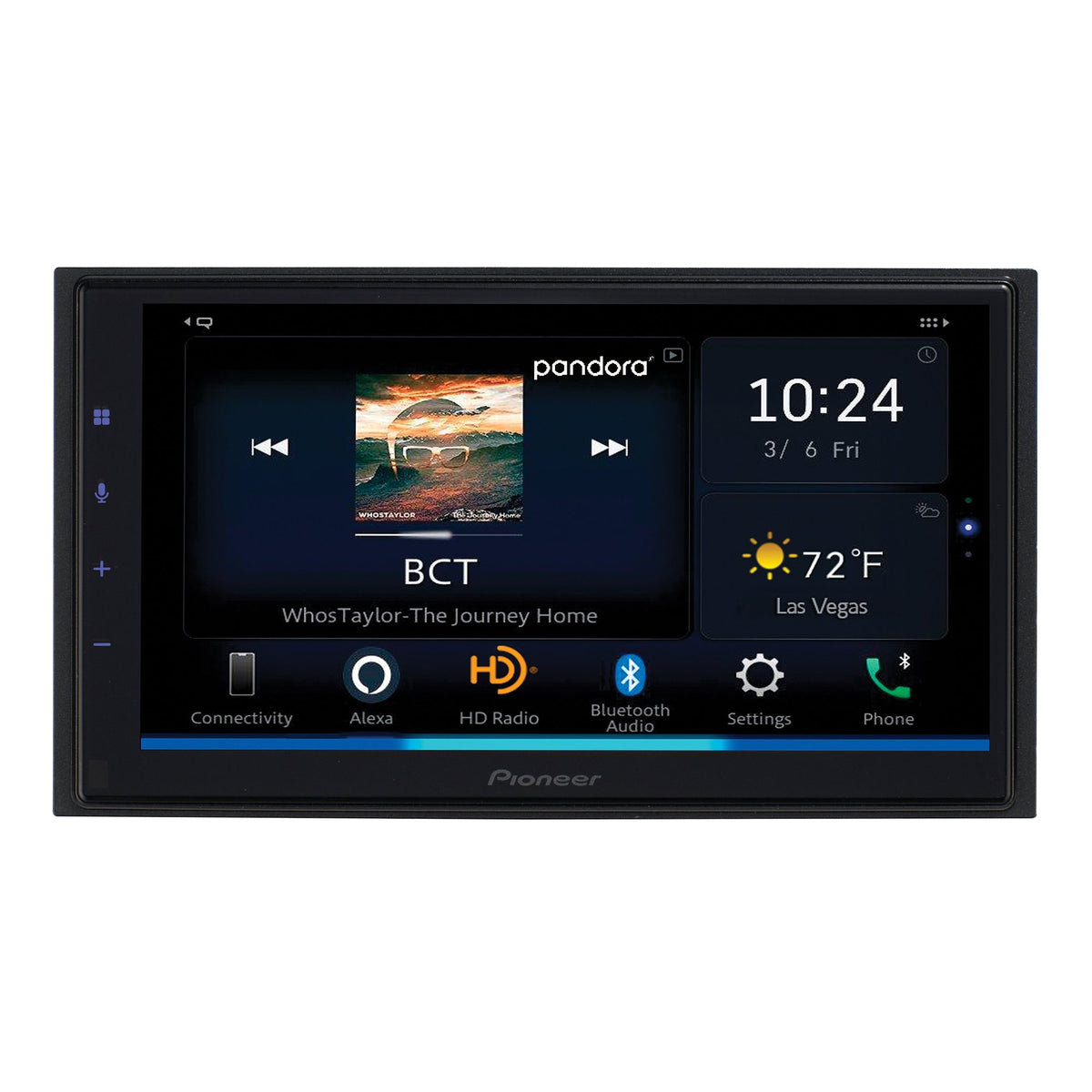Pioneer DMH-WC5700NEX 6.8-Inch Modular Digital Multimedia Receiver with Wireless Apple CarPlay and Android Auto