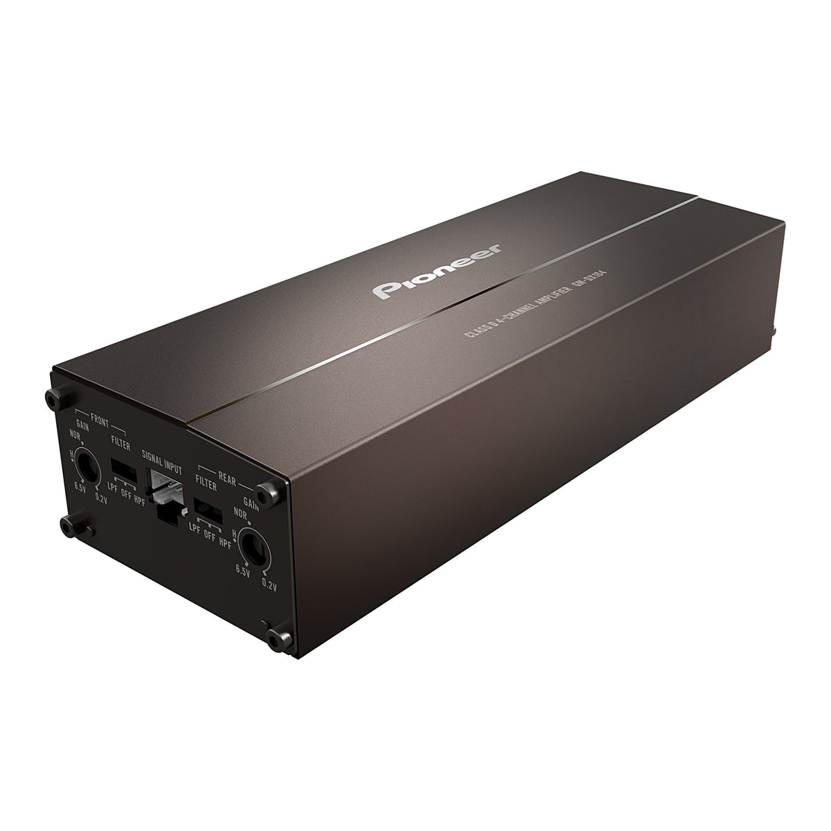 Pioneer GM-DX104 4-Channel Class D Compact Amplifier, 45W x 4 RMS