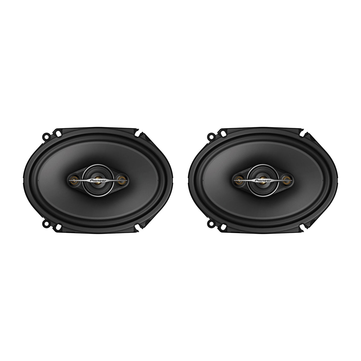 Pioneer TS-A6881F A-Series 6x8 in. 4-Way Coaxial Car Speakers, 350W Max, Pair